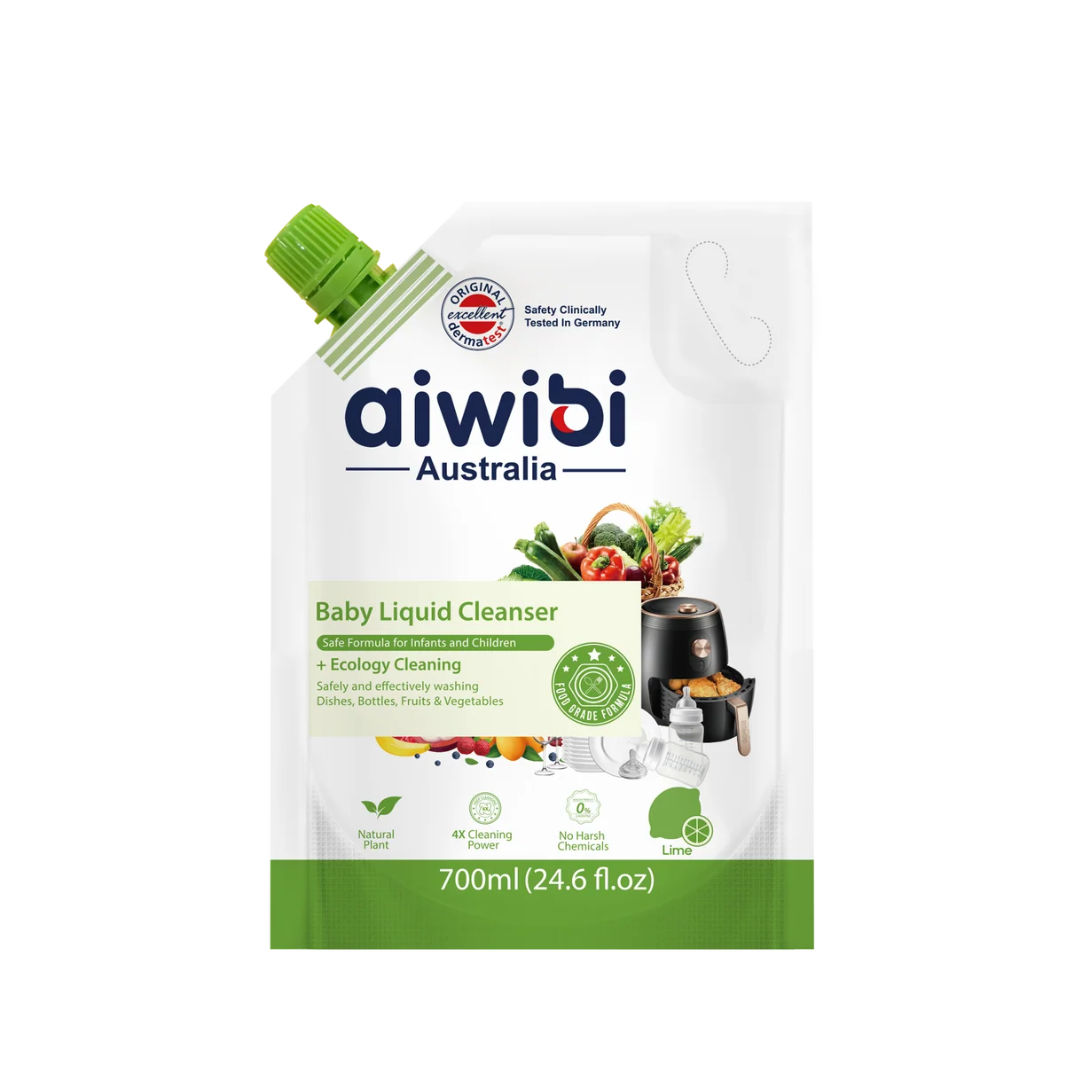 Aiwibi Baby Plant-Based Bottle & Nipple Cleanser 700ml